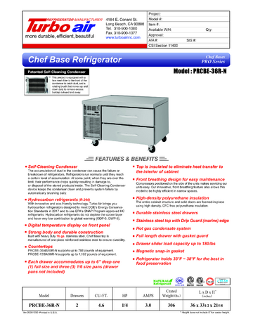 Spec Sheet