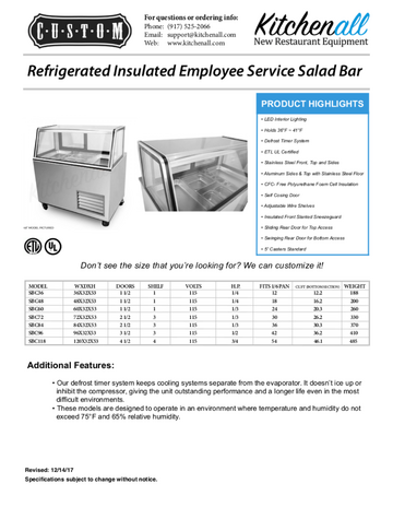 Spec Sheet