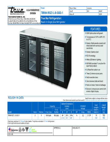 Spec Sheet