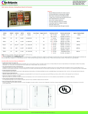 Spec Sheet