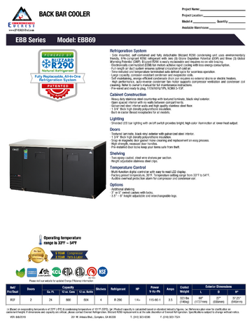 Spec Sheet