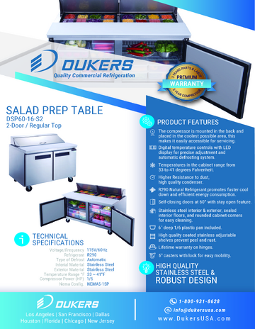 Spec Sheet