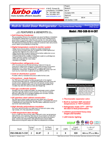 Spec Sheet