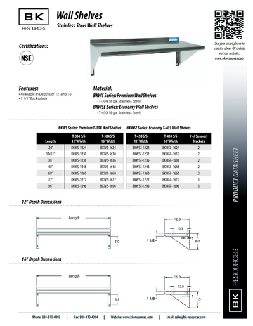 Spec Sheet