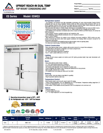 Spec Sheet