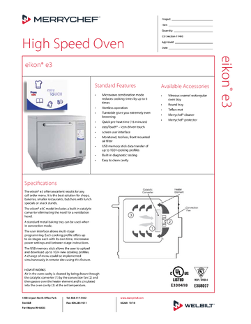 Spec Sheet