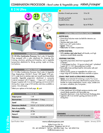 Spec Sheet