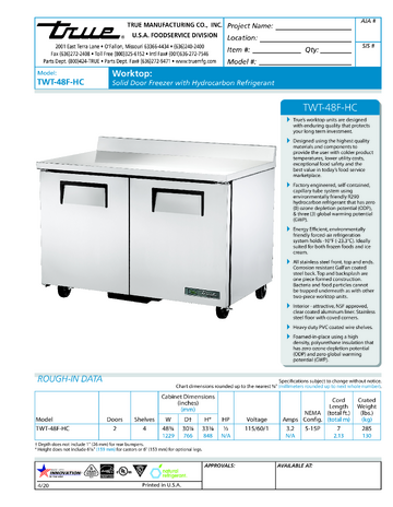 Spec Sheet