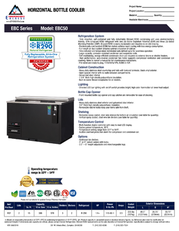 Spec Sheet