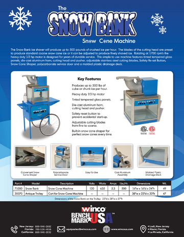 Spec Sheet
