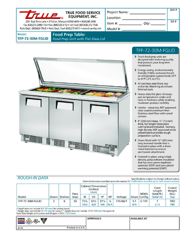Spec Sheet