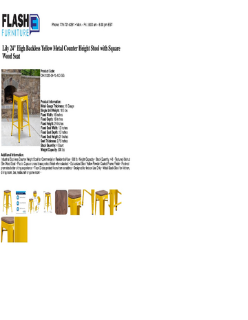 Spec Sheet