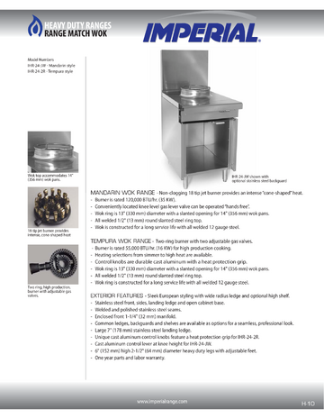 Spec Sheet