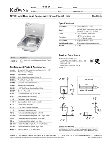Spec Sheet