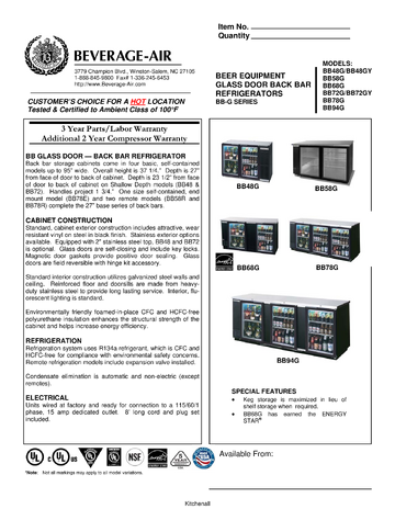Spec Sheet