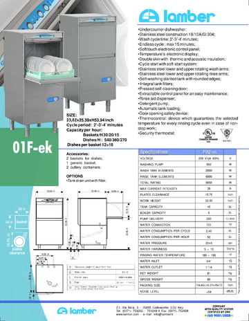 Spec Sheet