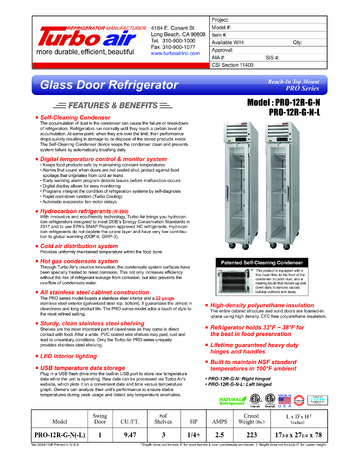 Spec Sheet