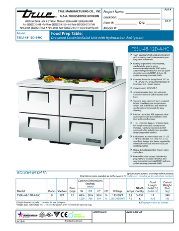 Spec Sheet