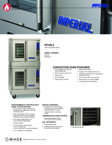 Spec Sheet