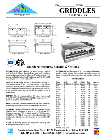 Spec Sheet