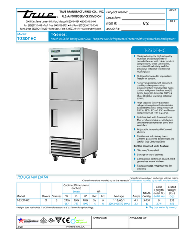 Spec Sheet