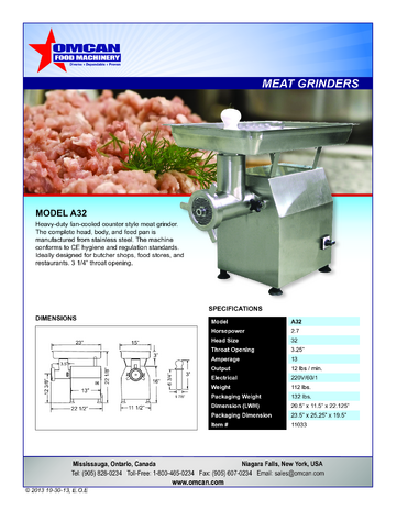 Spec Sheet