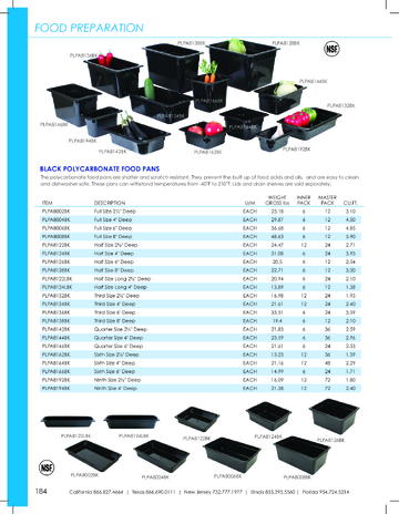 Spec Sheet
