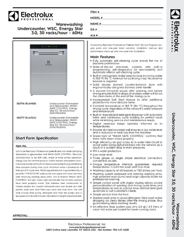 Spec Sheet