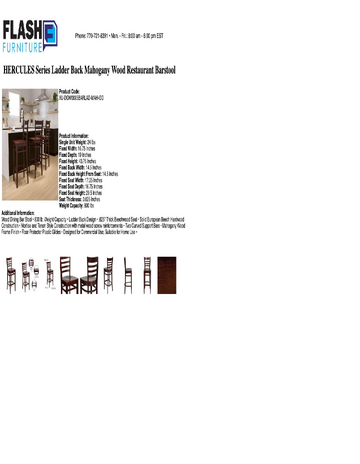 Spec Sheet