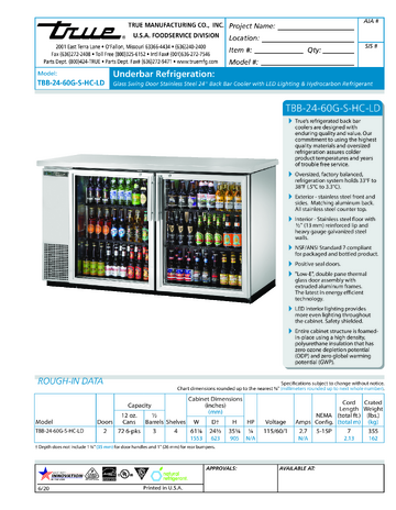 Spec Sheet