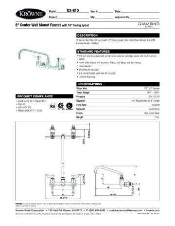 Spec Sheet