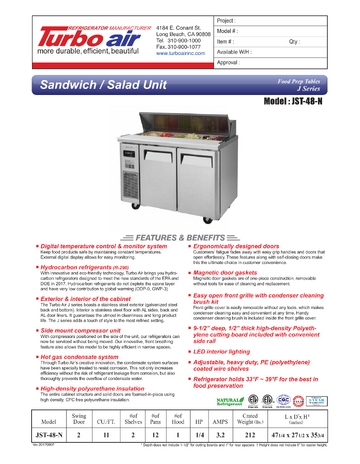 Spec Sheet