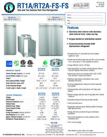 Spec Sheet