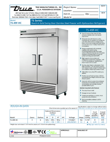 Spec Sheet