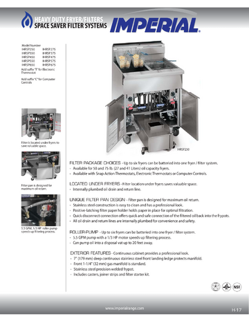 Spec Sheet