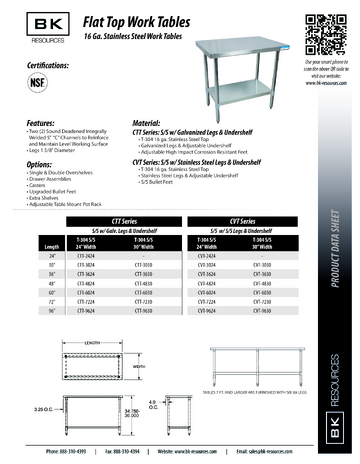 Spec Sheet