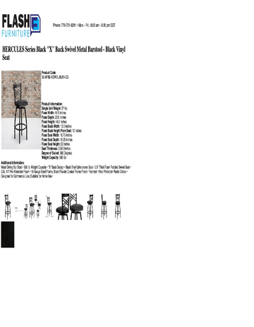 Spec Sheet