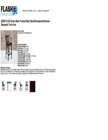 Spec Sheet