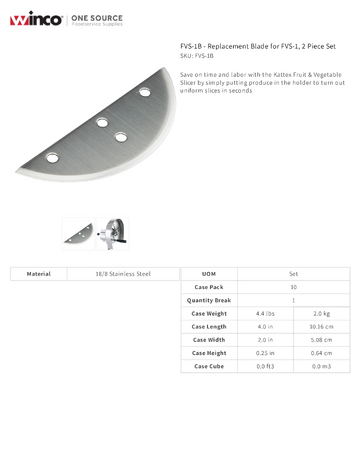 Spec Sheet
