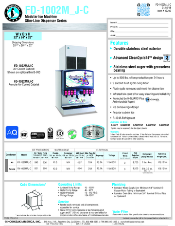 Spec Sheet