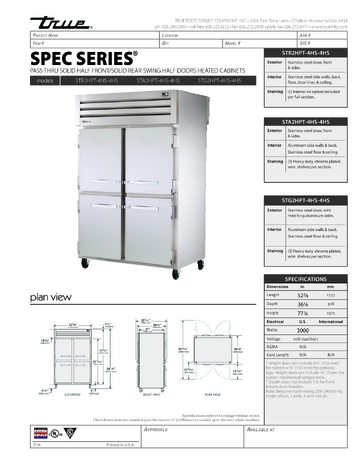Spec Sheet
