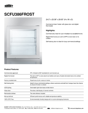 Spec Sheet