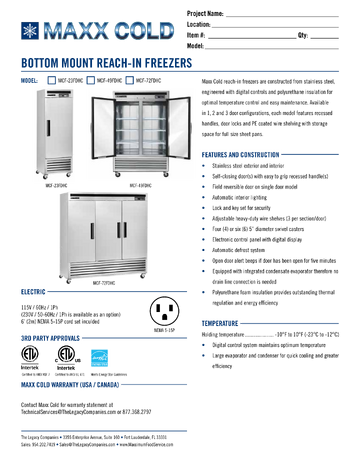 Spec Sheet