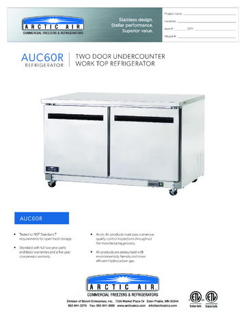 Spec Sheet