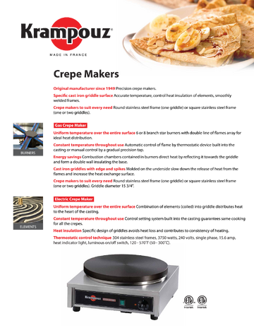 Spec Sheet