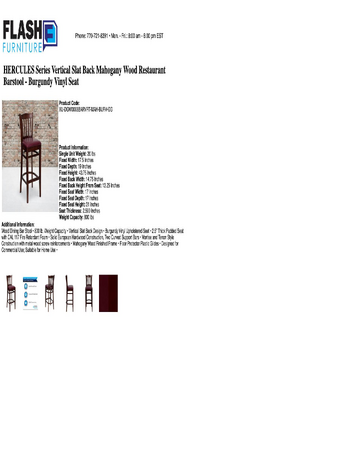 Spec Sheet