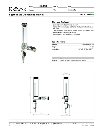 Spec Sheet
