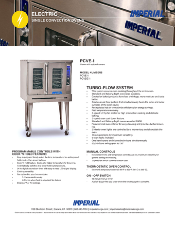 Spec Sheet