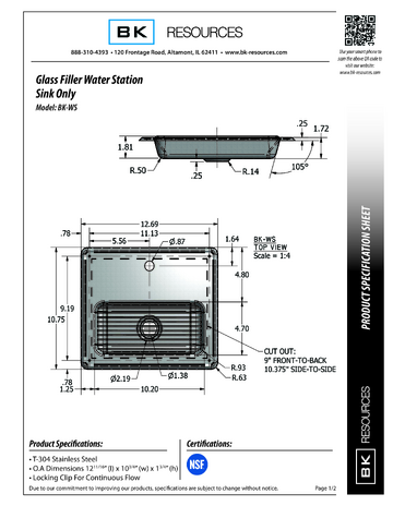Spec Sheet