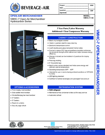Spec Sheet